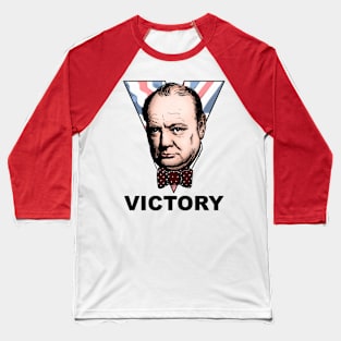 Winston Churchill Baseball T-Shirt